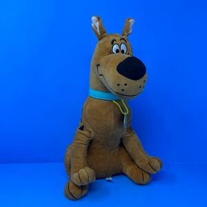 Scooby Doo Movie Plush Stuffed Animal 12 Inch Brown Blue Collar Toy Factory